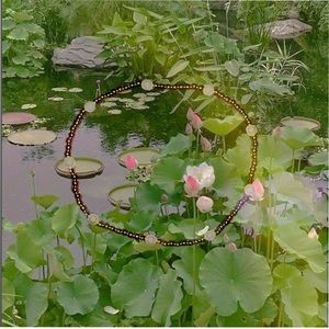 handmade gold choker with pearl accents | authentic y2k vintage look